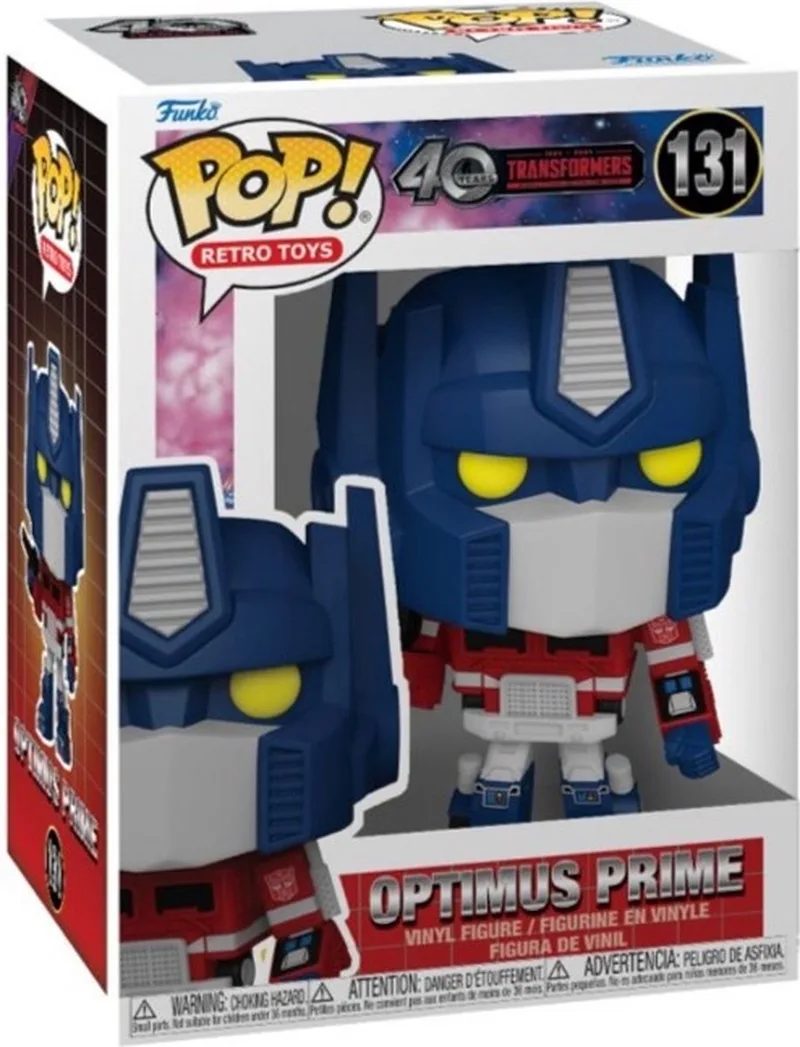 Pop Retro Toys: Transformers G1 - Optimus Prime Funko Pop #131 van Funko in Meerkleurig – productfoto