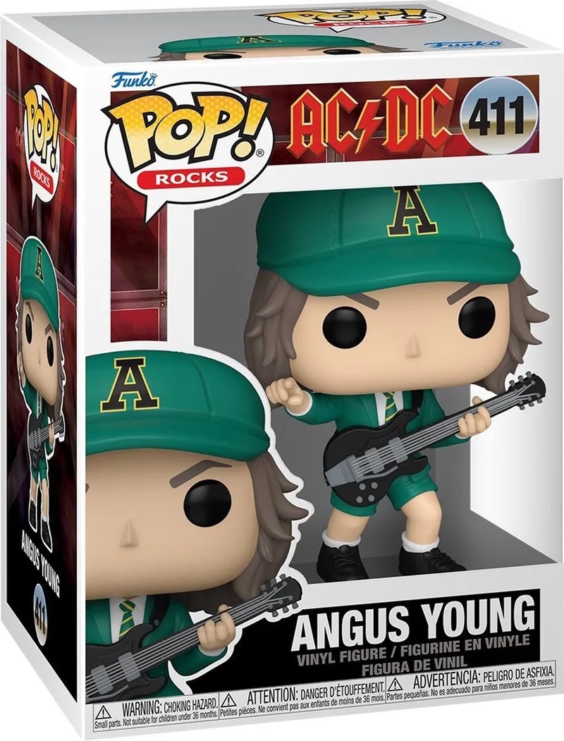 Pop Rocks: AC/DC Angus Young (Green Outfit) Funko Pop #411 van Funko in Meerkleurig – productfoto