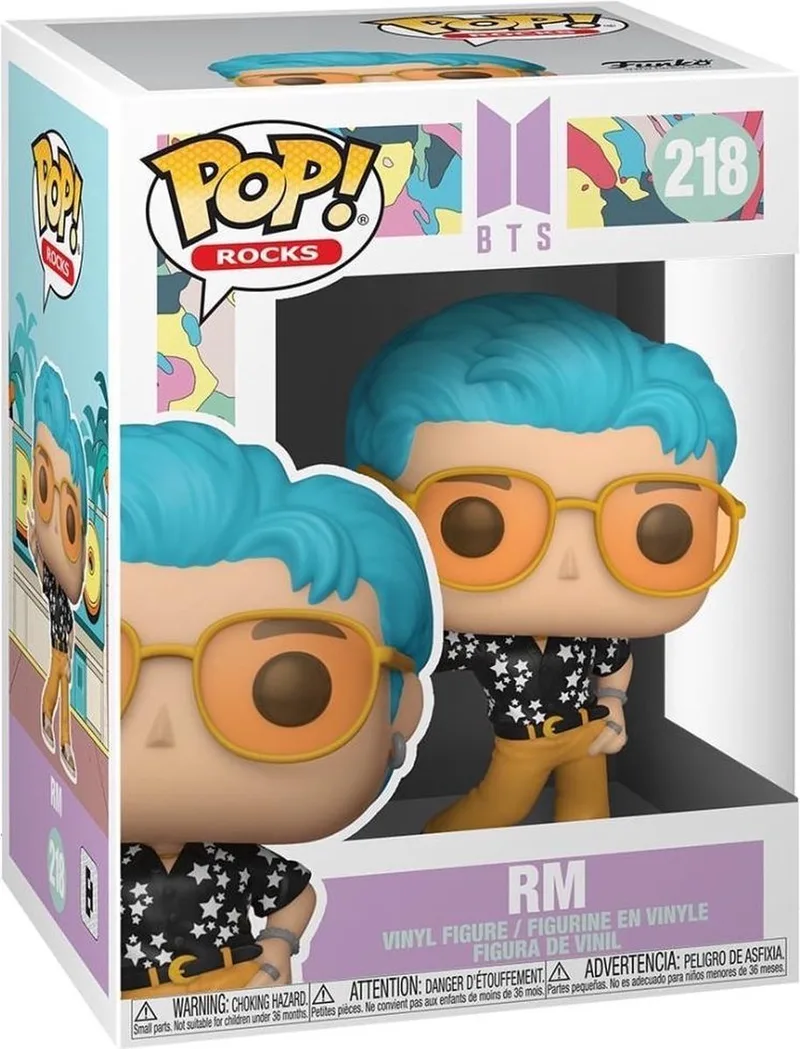Pop Rocks: BTS - RM Funko Pop #218 van Funko in Meerkleurig – productfoto