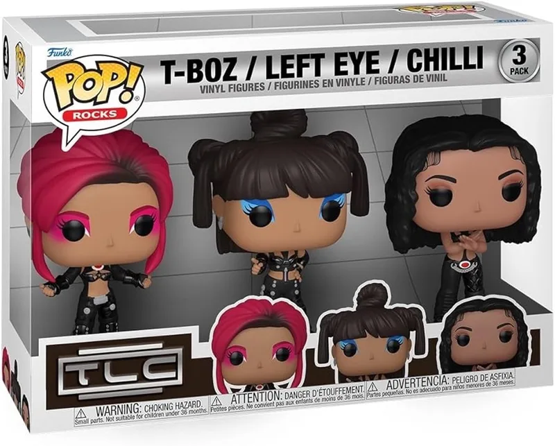 Pop Rocks: T-Boz, Left Eye, Chilli - TLC by Funko in Multicolour – product photo
