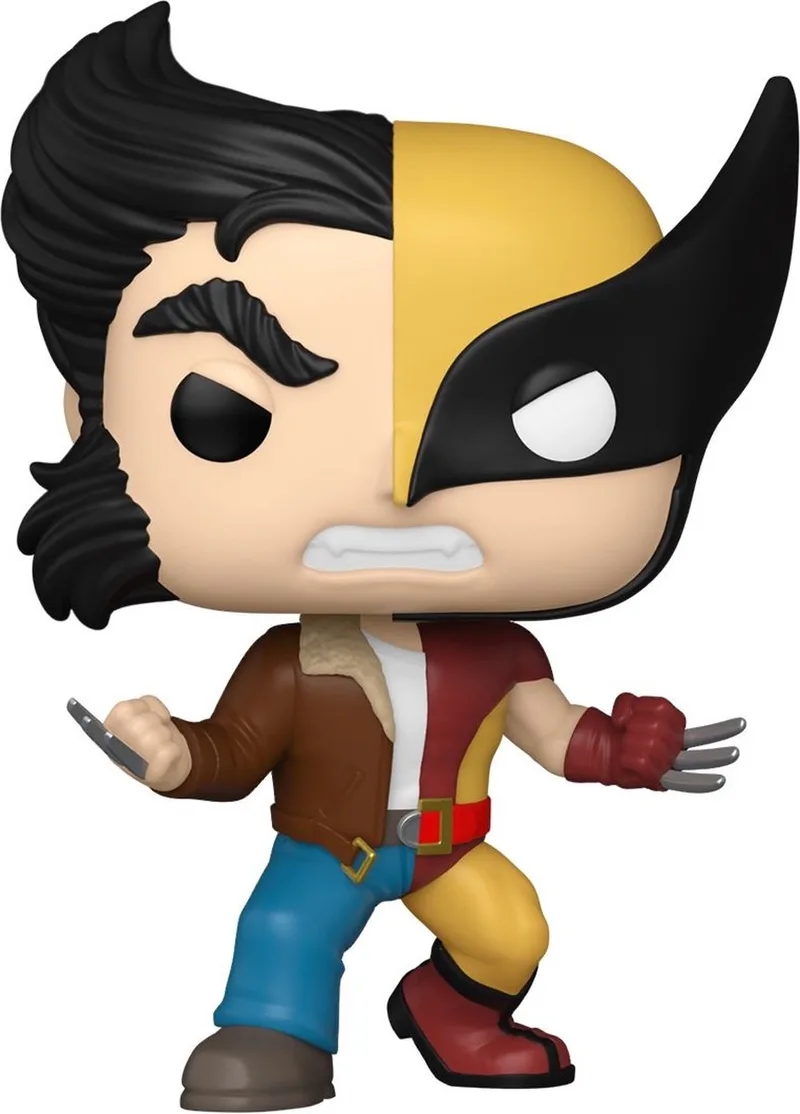 Pop Split: Marvel - Logan/Wolverine Funko Pop #1433 by Funko in Multicolour – product photo