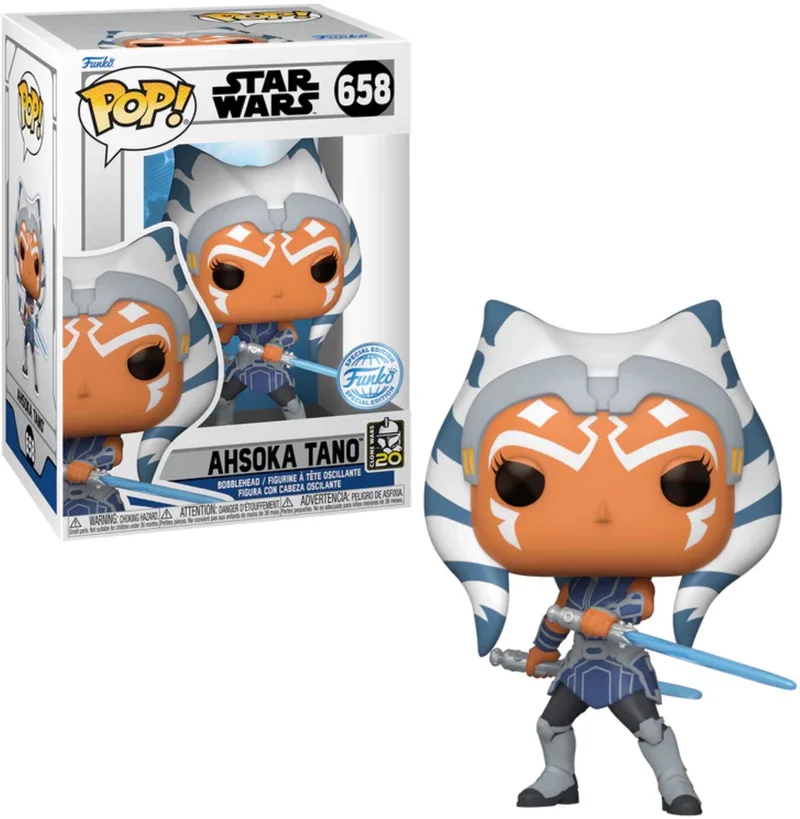 Pop Star Wars: Clone Wars - Ashoka Tano Funko Pop #658 by Funko in Multicolour – product photo