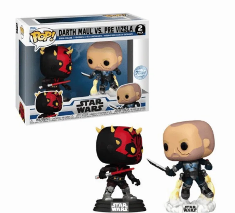 Pop Star Wars: Clone Wars - Darth Maul vs Pre Vizsla Funko Pop 2-Pack by Funko in Multicolour – product photo