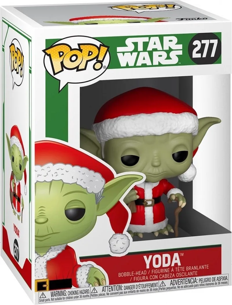 Pop Star Wars: Holiday - Yoda Funko Pop #277 by Funko in Multicolour – product photo