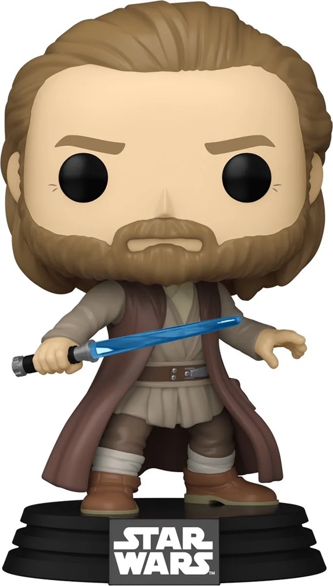 Pop Star Wars: Obi-Wan Kenobi (Battle Pose) by Funko in Multicolour – product photo