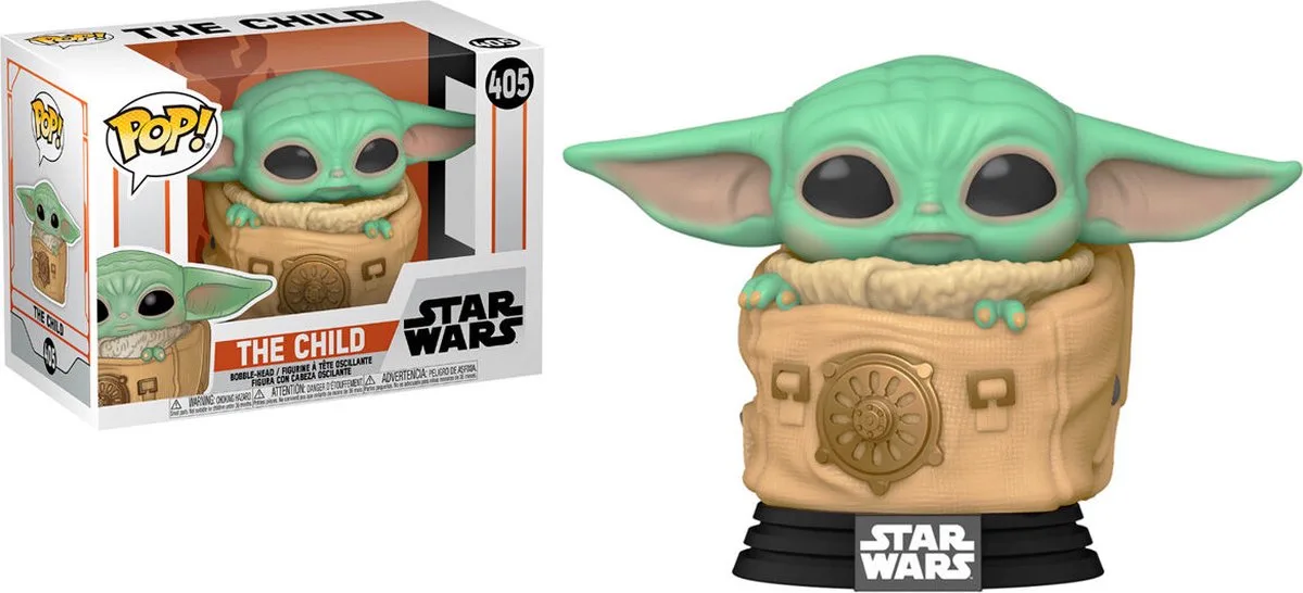 Pop! Star Wars: The Mandalorian - The Child in Bag FUNKO de Funko – photo produit