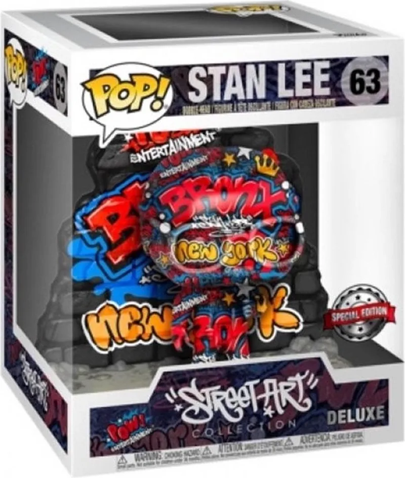 Pop Street Art Collection Deluxe: Stan Lee (Special Edition) Funko Pop #63 van Funko in Meerkleurig – productfoto