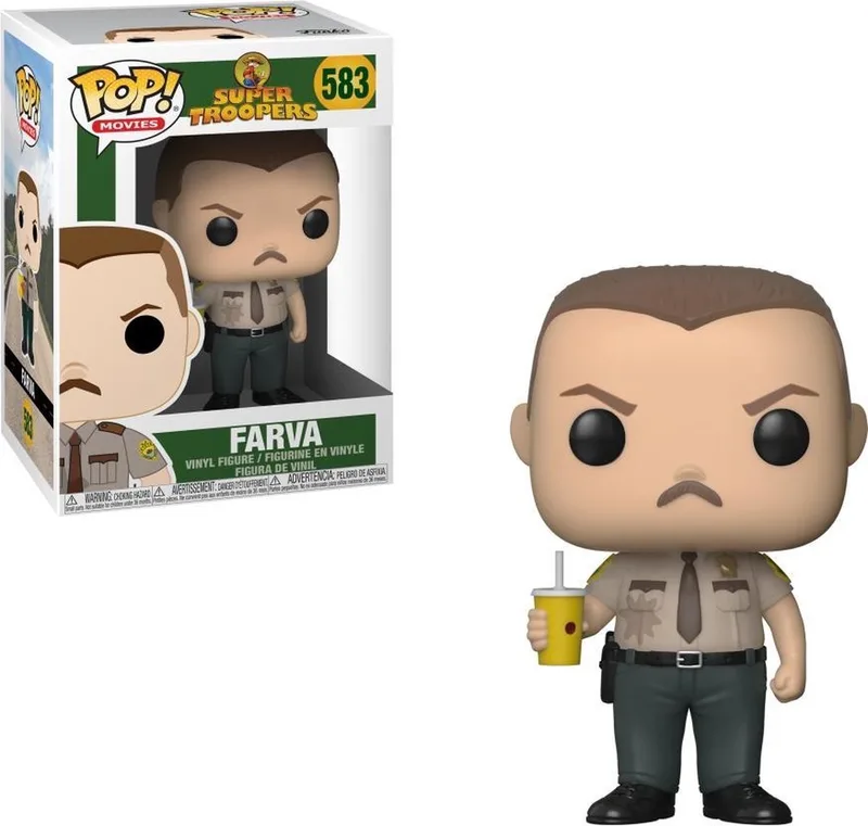 Pop Super Trooper Farva Vinyl Figure by Funko in Multicolour – product photo