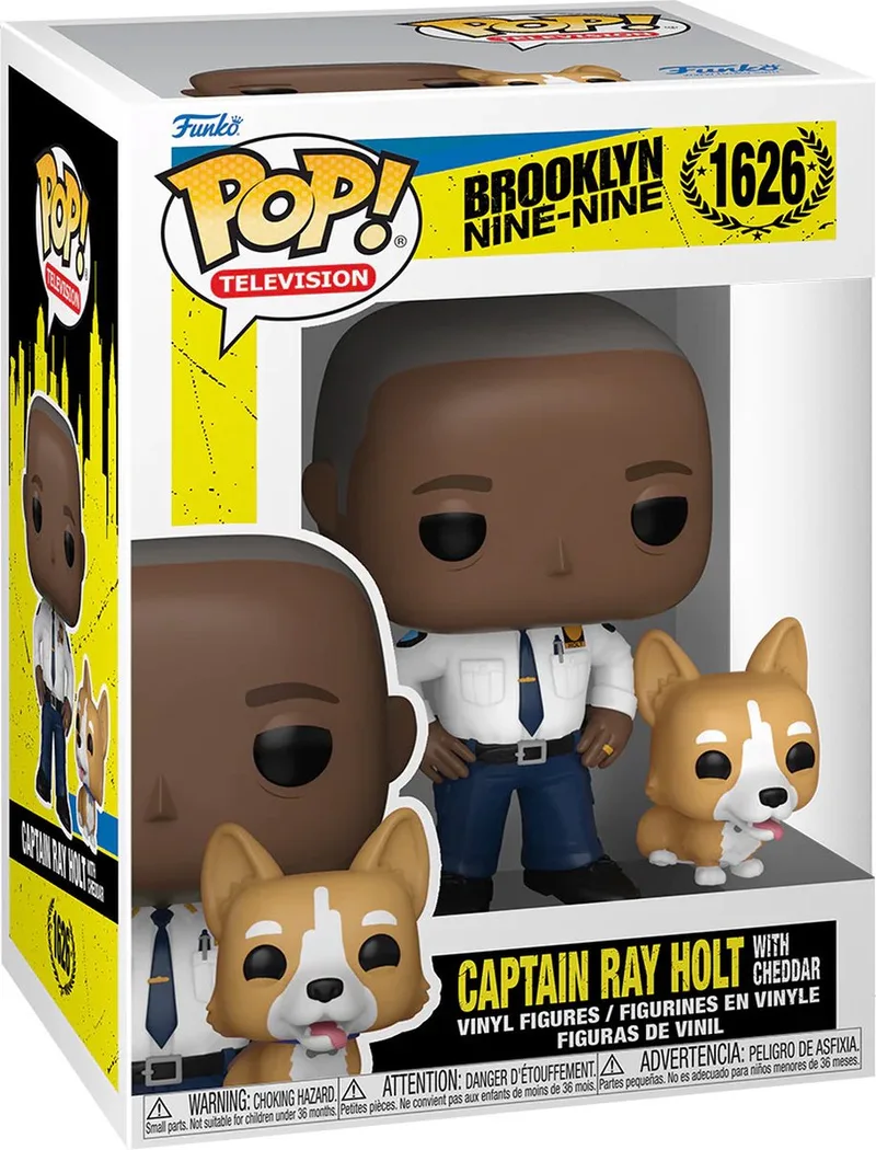 Pop Television: Brooklyn Nine-Nine - Captain Holt (With Cheddar) Funko Pop #1626 by Funko in Multicolour – product photo
