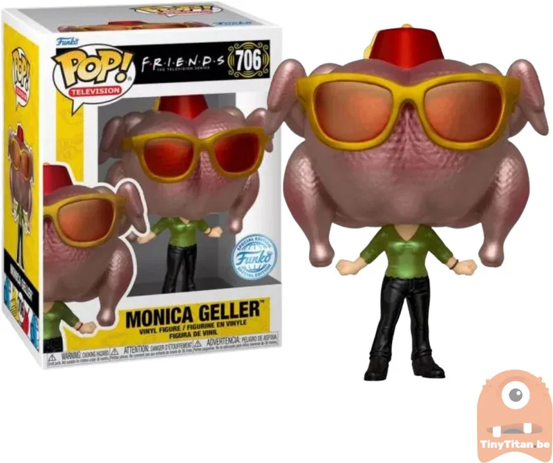 Pop Television: Friends - Monica Geller (with Turkey) Funko Pop #706 by Funko in Multicolour – product photo