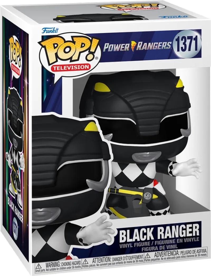 Pop Television: Power Rangers - Black Ranger Funko Pop #1371 by Funko in Multicolour – product photo