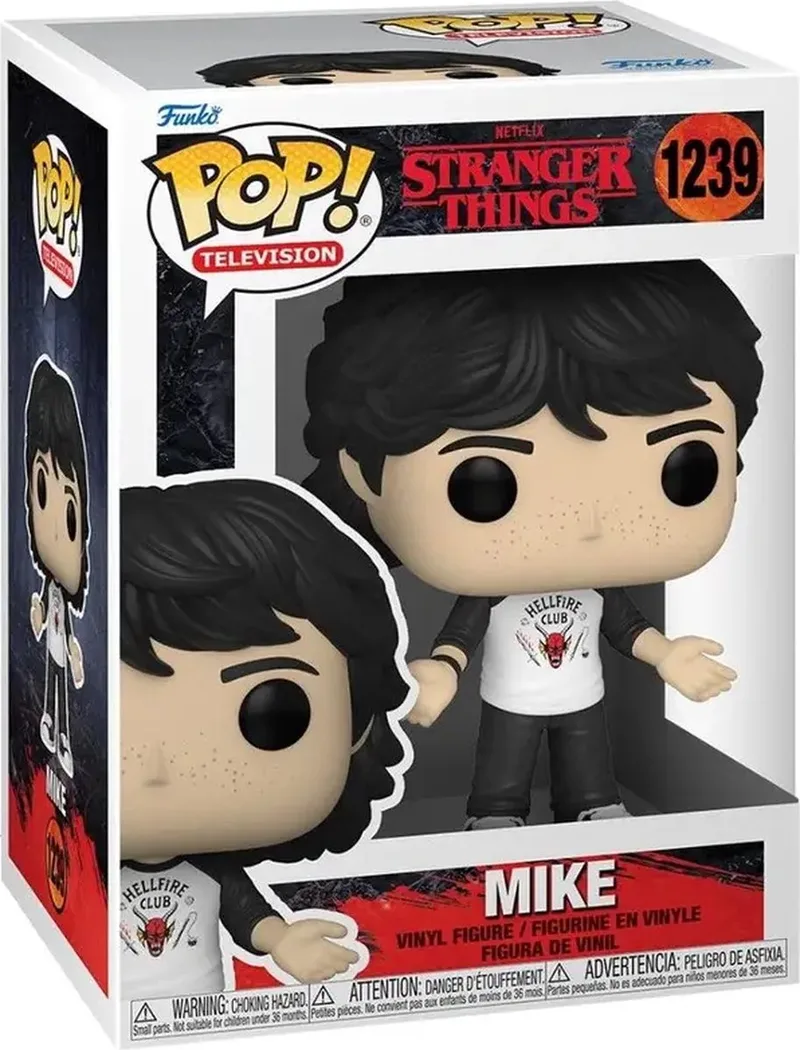Pop Television: Stranger Things Season 4 - Mike Funko Pop #1239 van Funko in Meerkleurig – productfoto