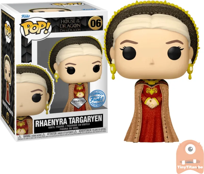 POP! TV Rhaenyra Targaryen Diamond Glitter 06 HOTD Exclusive by Funko in Multicolour – product photo