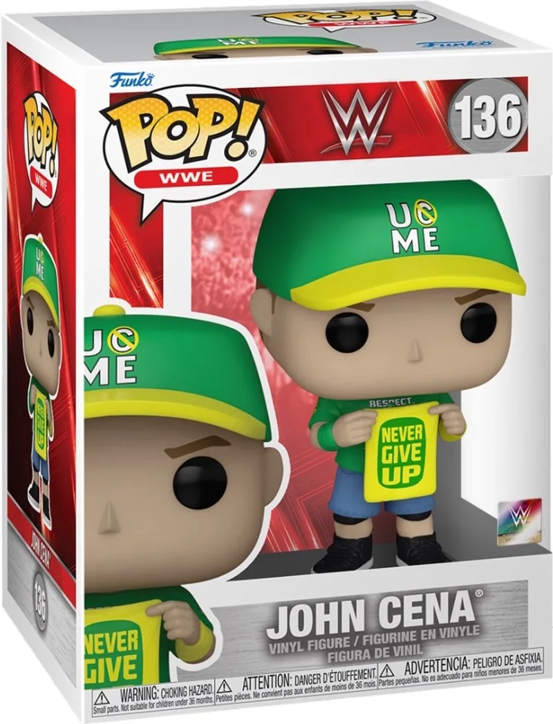 Pop WWE: John Cena (Never Give Up) by Funko in Multicolour – product photo
