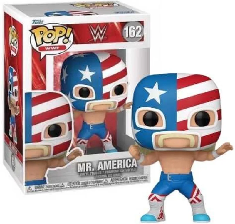 Pop WWE: Mr. America Funko Pop #162 van Funko in Meerkleurig – productfoto