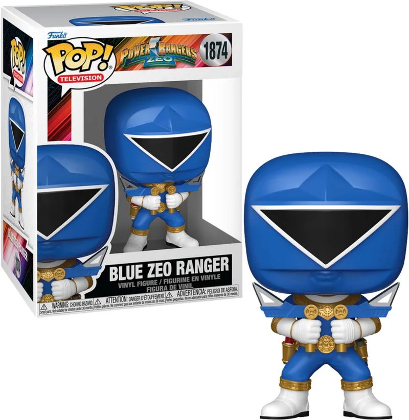 Power Rangers Zeo POP! Movies Vinyl Figuur Zeo Ranger Blue 9 cm POP! Figuur by Funko in Multicolour – product photo