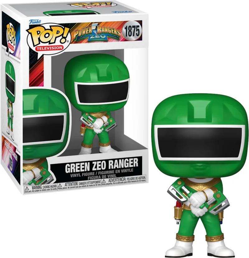 Power Rangers Zeo POP! Movies Vinyl Figuur Zeo Ranger Green 9 cm POP! Figuur van Funko in Meerkleurig – productfoto