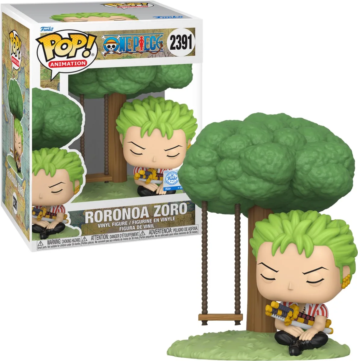 Premium Roronoa Zoro Sleeping 2391 One Piece EXCLUSIVE de Funko en Multicolore – photo produit
