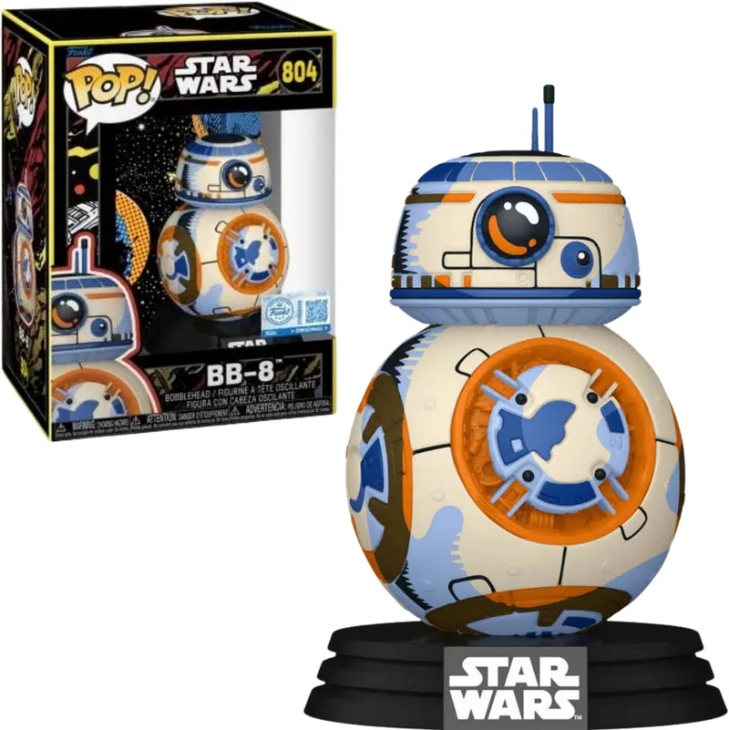 Retro BB-8 804 Star Wars Exclusive van Funko in Meerkleurig – productfoto