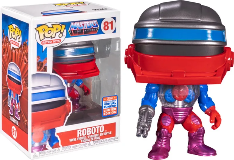 Retro Toys: Masters of the Universe - Roboto #81 2021 Summer Convention Exclusive van Funko in Meerkleurig – productfoto