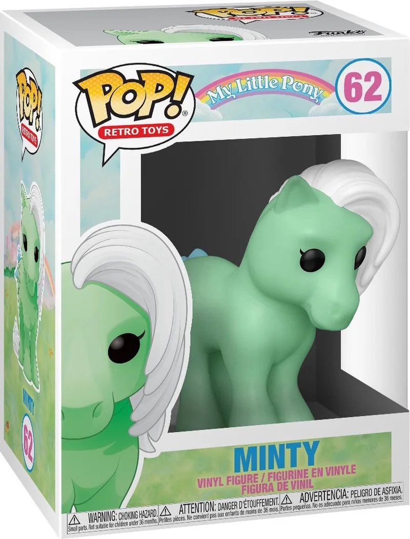 Retro Toys: My Little Pony - Minty #62 Vinyl Figure by Funko in Kunststof – product photo