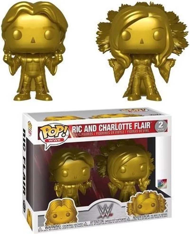 Ric & Charlotte Flair (2-pack Limited) by Funko in Gold – product photo