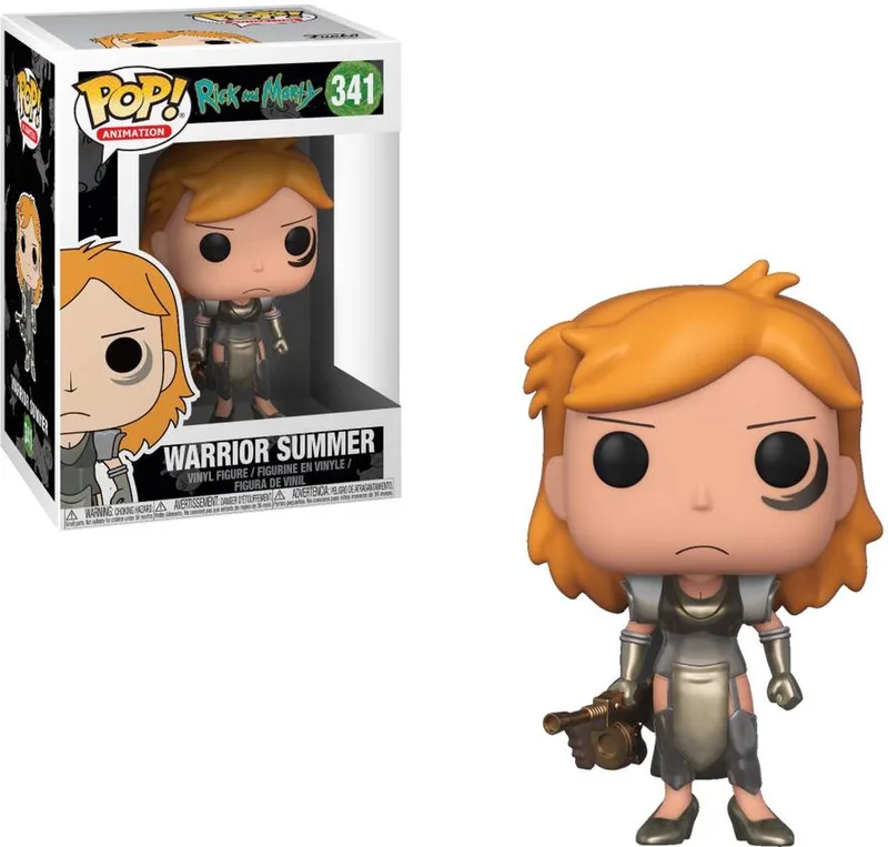 Rick and Morty Warrior Summer - #341 Verzamelfiguur van Funko in Meerkleurig – productfoto