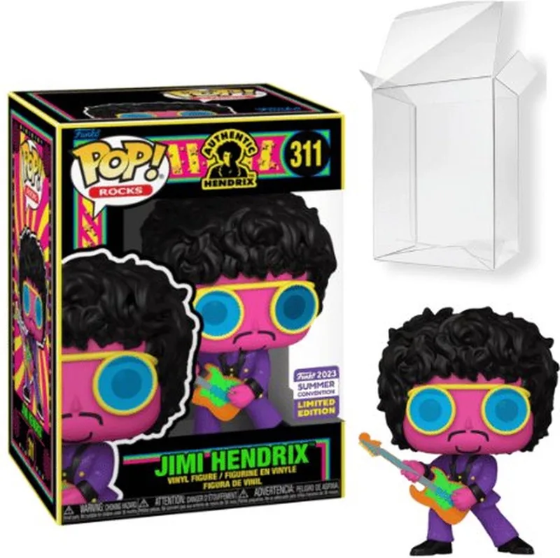 Rocks: Authentic Hendrix - Jimi Hendrix #311 2023 Summer Convention Exclusive van Funko in Meerkleurig – productfoto