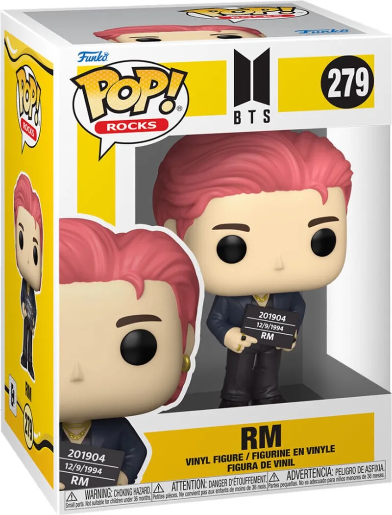 Rocks: BTS Butter - RM Funko Pop #279 - 9,5 cm - Collectors box van Funko in Meerkleurig – productfoto