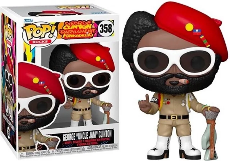 Rocks: George “Uncle Jam” Clinton Parliament Funkadelic van Funko in Meerkleurig – productfoto
