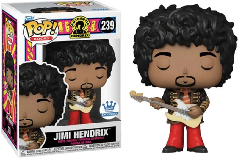 Rocks: Jimi Hendrix - Jimi Hendrix in Napoleonic Hussar Jacket #239 FW Exclusive van Funko in Rood – productfoto