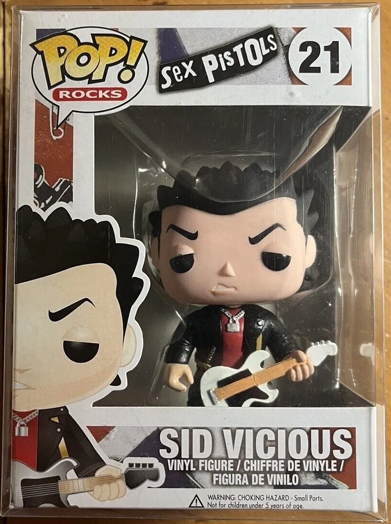 Rocks Sex Pistols Sid Vicious #21 Vinyl Figures VAULTED van Funko in Rood – productfoto