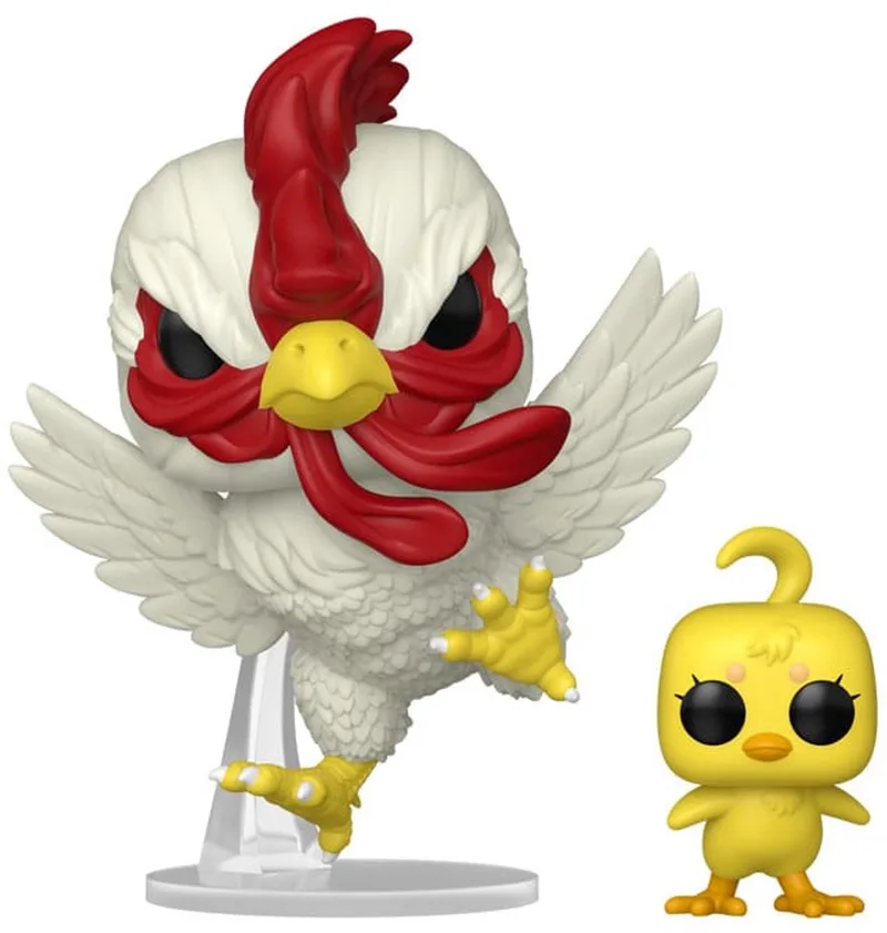 Rooster Fighter POP!&Buddy Vinyl Figure Keiji & Piyoko 9 cm POP! Figuur van Funko in Meerkleurig – productfoto