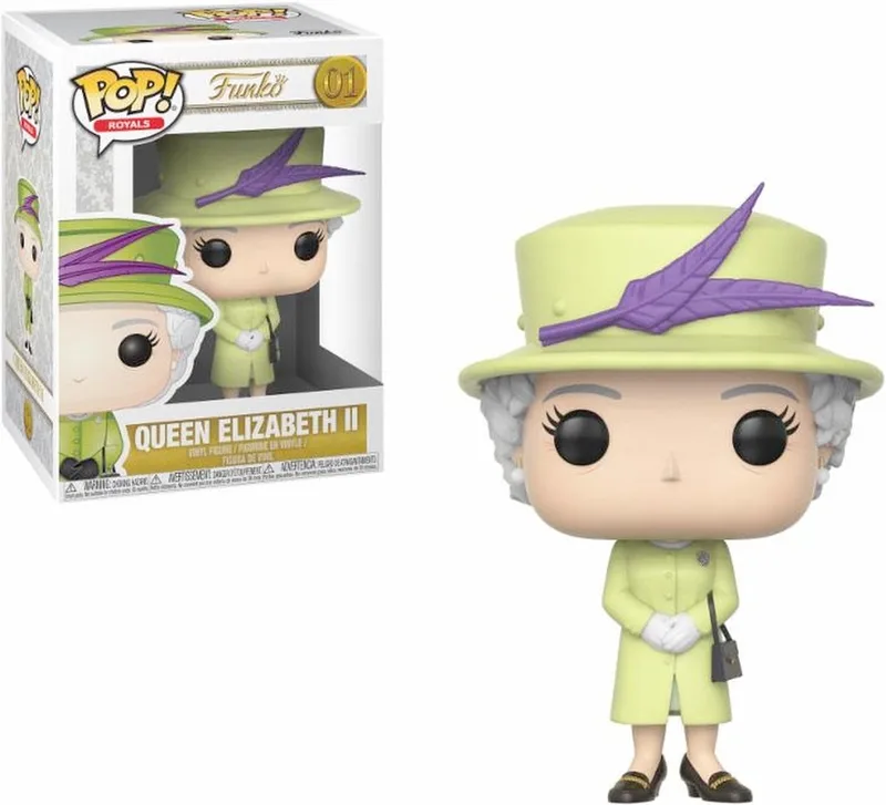 Royal Family POP! Queen Elizabeth II 9 cm Verzamelfiguur van Funko in Multicolours – productfoto