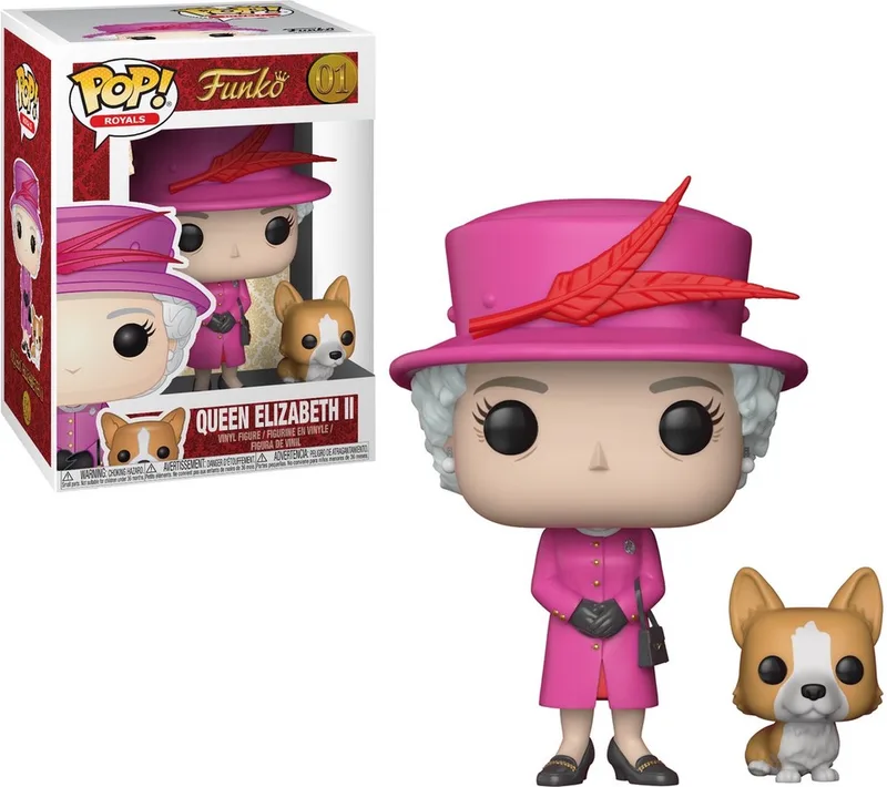 Royal Family - Queen Elizabeth II Vinyl Figure van Funko in Meerkleurig – productfoto