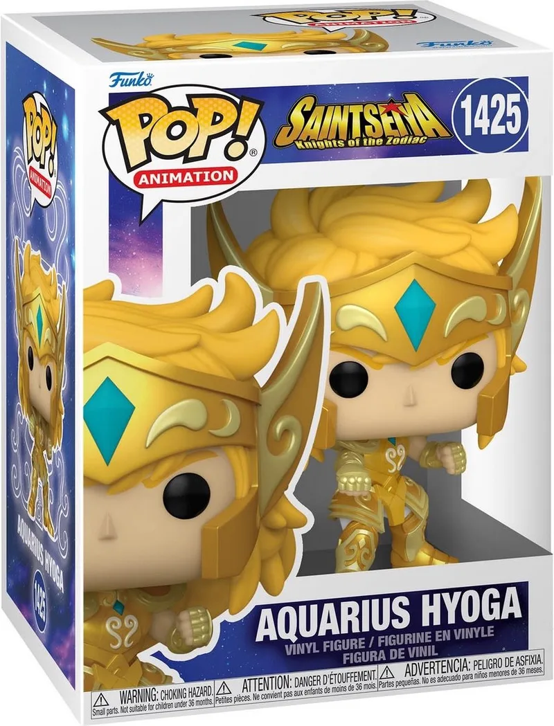 Saint Seiya - POP! Animation Figure Gold Aquarius Hyoga 9 cm Verzamelfiguur van Funko in Multicolours – productfoto