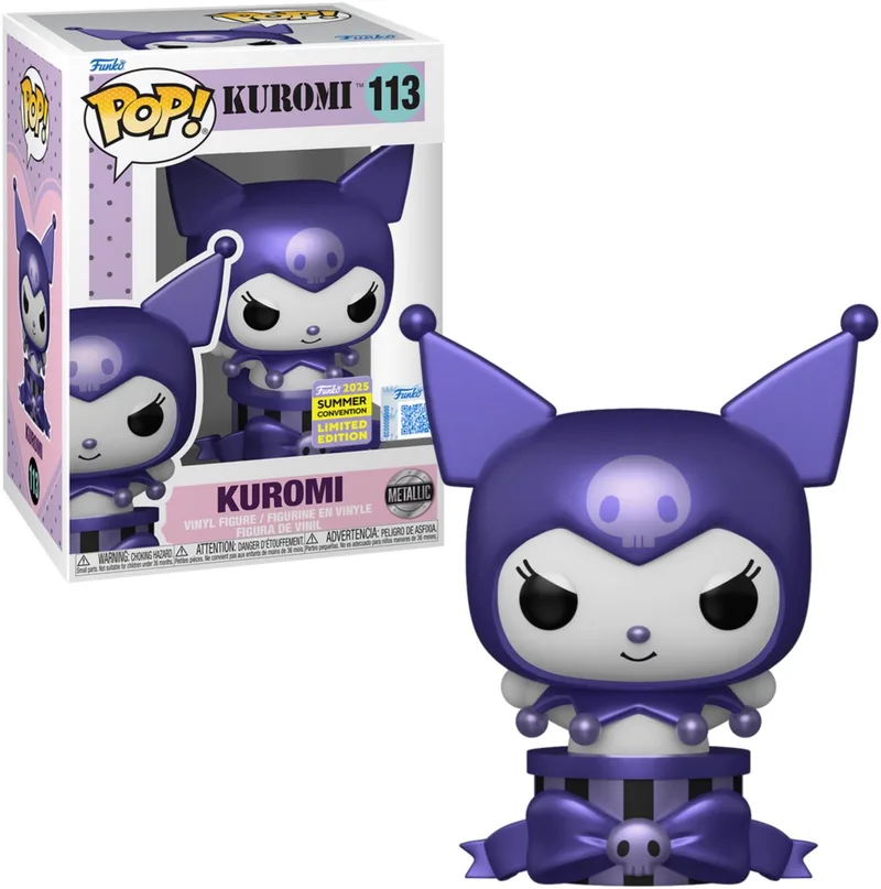 Sanrio - Kuromi (Metallic) #113 (2025 Summer Convention Exclusive) van Funko in Meerkleurig – productfoto