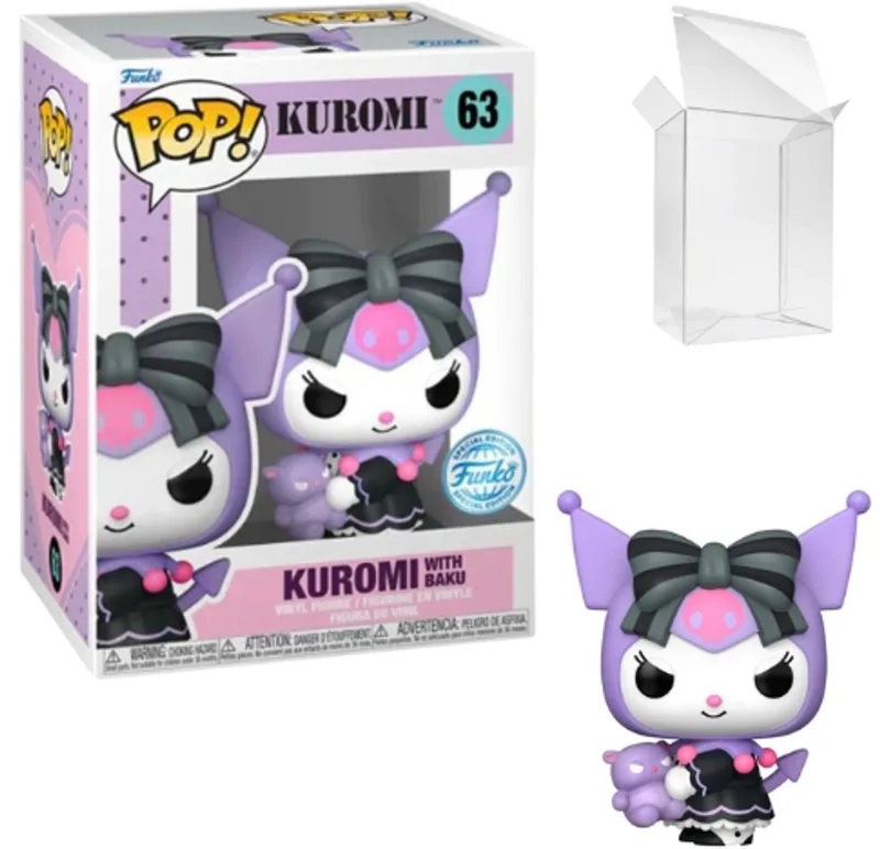 Sanrio - Kuromi with Baku #63 Exclusive van Funko in Meerkleurig – productfoto