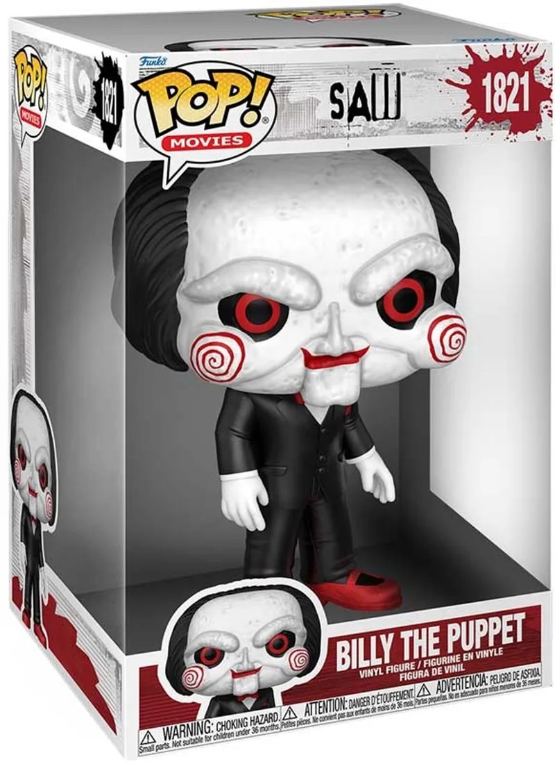 Saw Billy the Puppet (Jumbo Pop!) vinylfiguur 1821 Funko Pop! standaard Unisex by Funko in Standard – product photo