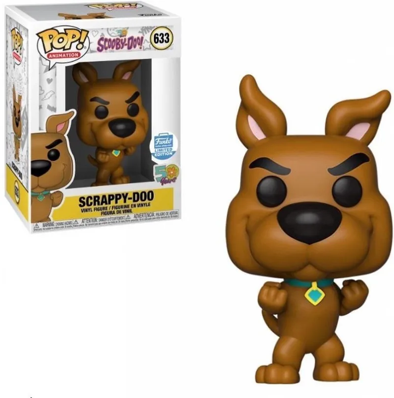 Scooby-Doo #633 Scrappy-Doo Funko Shop Limited Edition 50th Anniversary by Funko in Brown – product photo