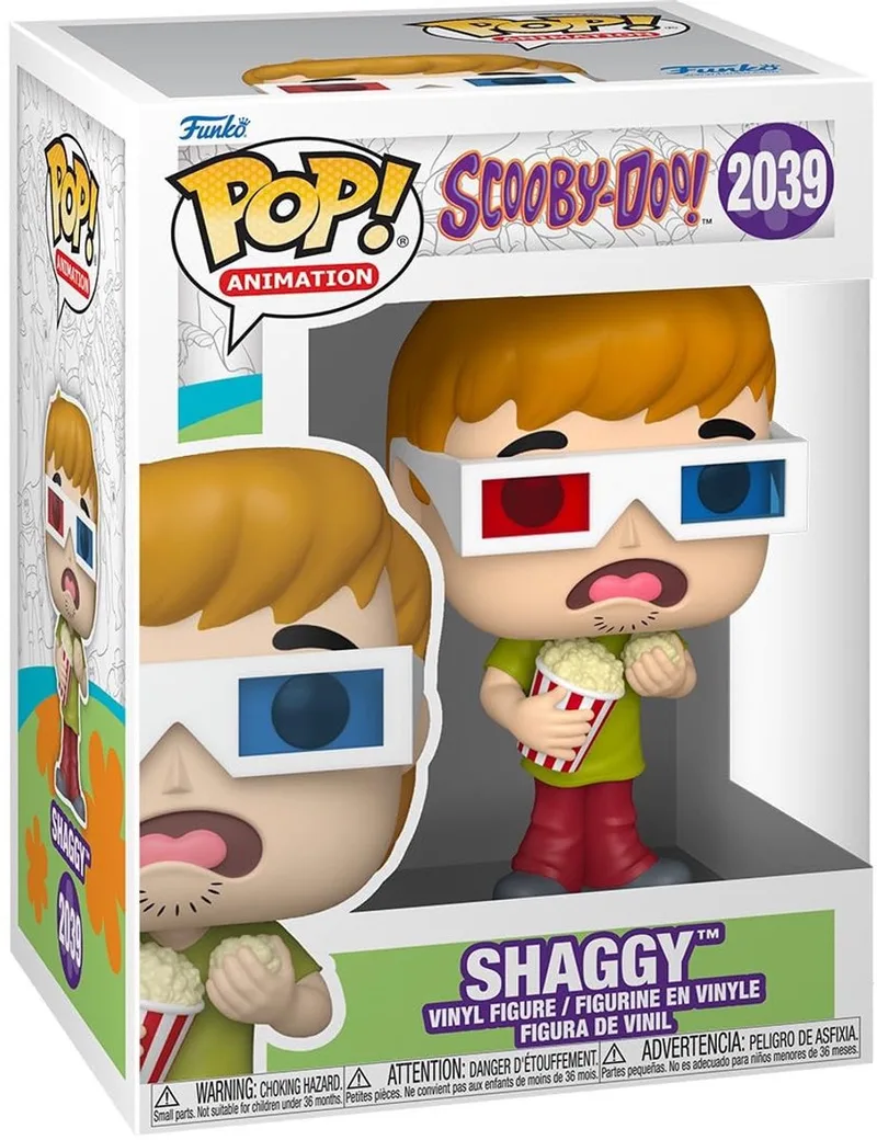 Scooby Doo Pop! Animation Vinyl Figure Shaggy 9 cm POP! Figuur van Funko in Meerkleurig – productfoto