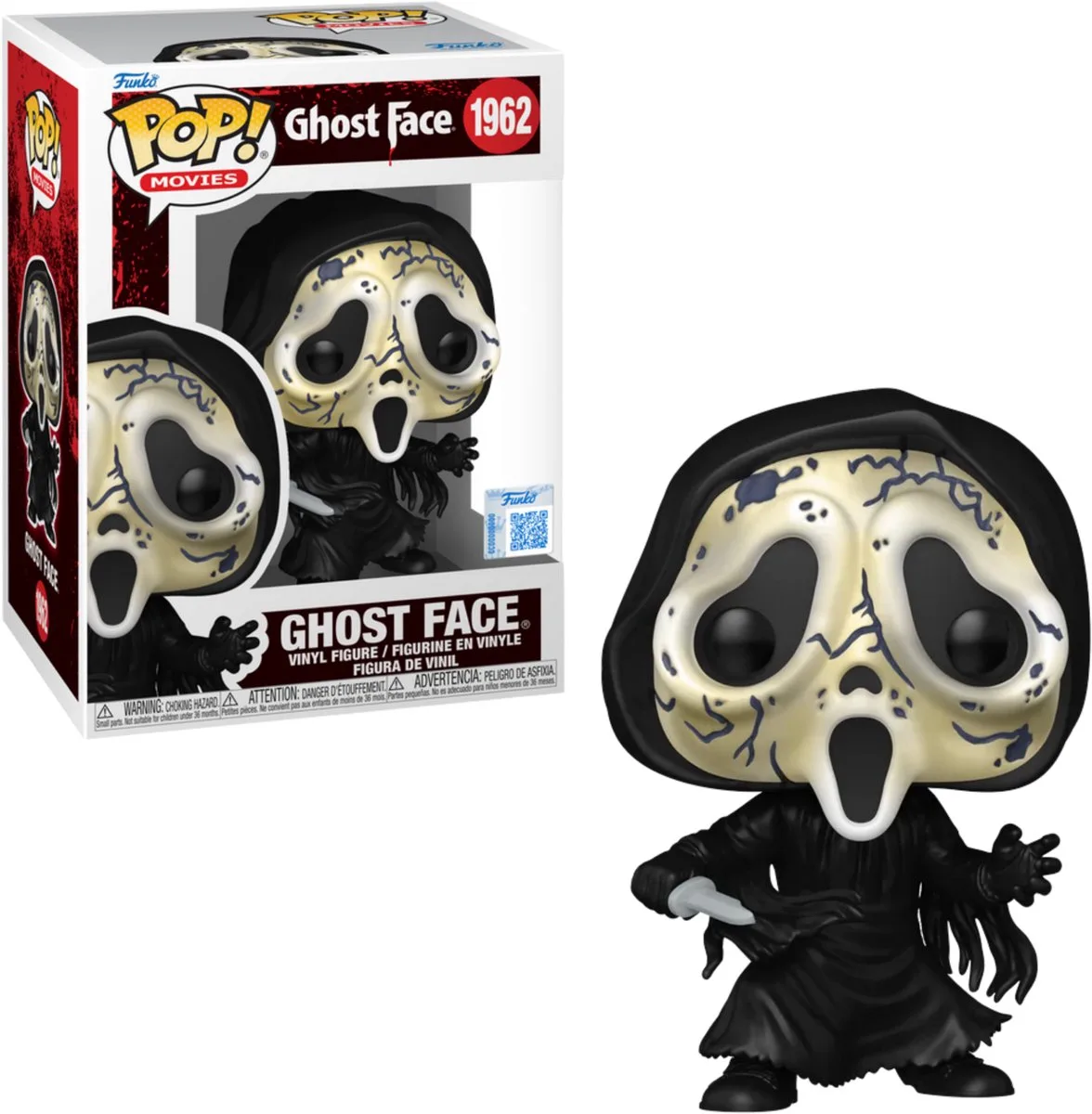 Scream 1962 - Ghost Face Distressed Mask EXCLUSIVE de Funko en Multicolore – photo produit