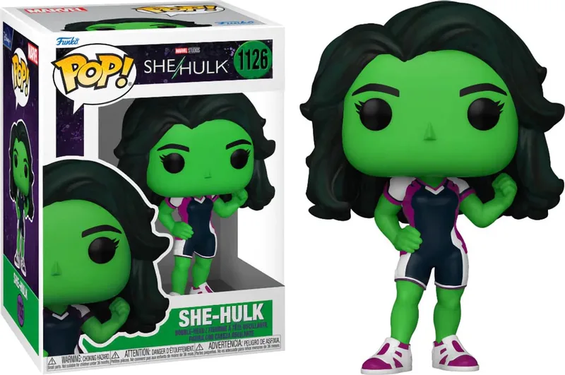 SheHulk Verzamelfiguur Marvel POP! She-Hulk 9 cm van Funko in Multicolours – productfoto