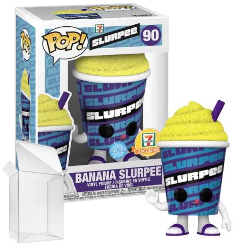 Slurpee: Banana Slurpee #90 Glitter 7eleven Exclusive van Funko in Meerkleurig – productfoto