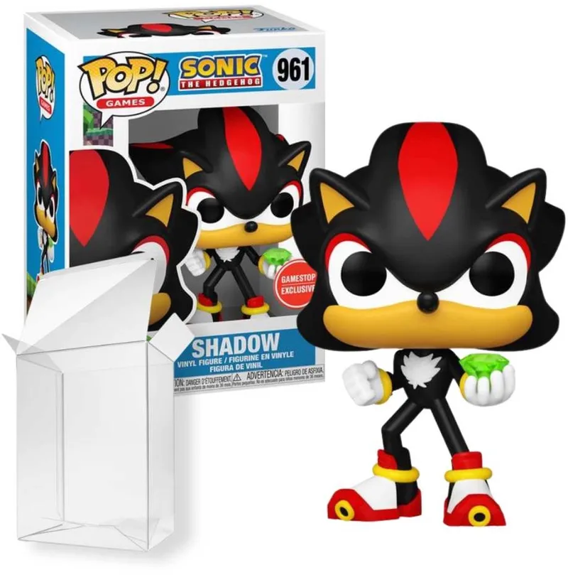 Sonic the Hedgehog - Shadow with Green Emerald - Gamestop Exclusive #961 by Funko in Multicolour – product photo