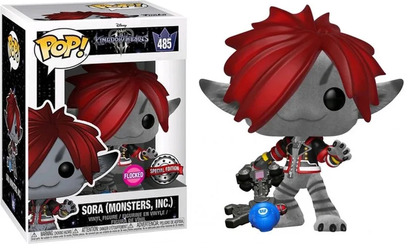 Sora (Flocked) - Monsters INC - Kingdom Hearts III by Funko in Grey – product photo