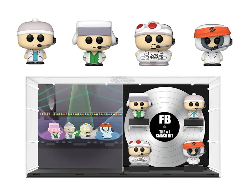 South Park Verzamelfiguur POP! Albums DLX 4-Pack Boyband 9 cm van Funko in Multicolours – productfoto