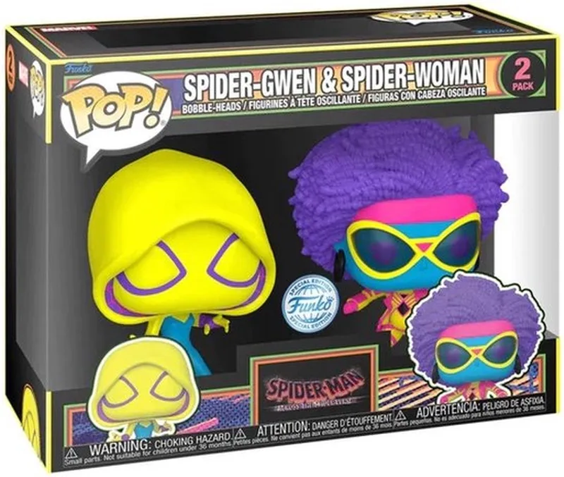 Spider-Man: Across the Spider-Verse - Spider-Gwen & Spider-Woman US Exc BKLT Pop! 2-Pack van Funko in Meerkleurig – productfoto