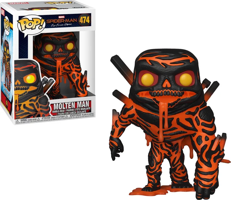 Spider Man - Far From Home - Molten Man #474 - Verzamelfiguur by Funko in Multicolour – product photo