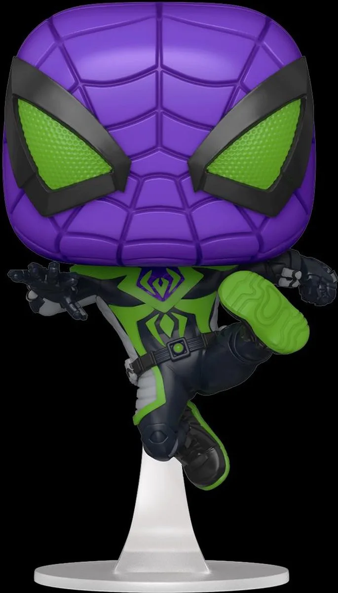 Spider-Man Miles Morales Pop Vinyl: Miles Morales Purple Reign van Funko in Meerkleurig – productfoto